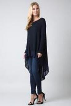 Chiffon Back Top