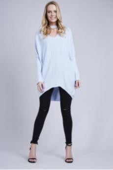 Choker Baggy Long Sleeve Top