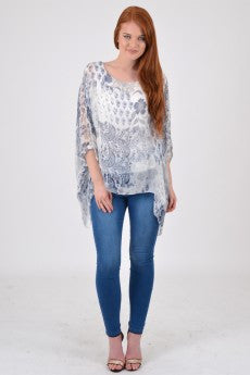 Oriental Batwing top
