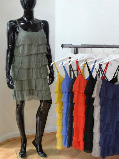 Layerd Silk Dress